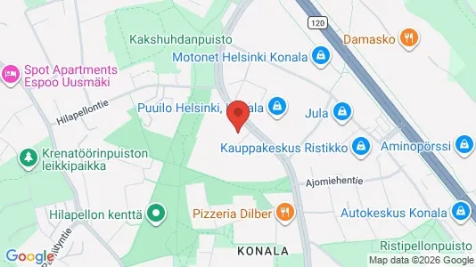 Apartments for rent i Helsinki Läntinen - kort over placeringen