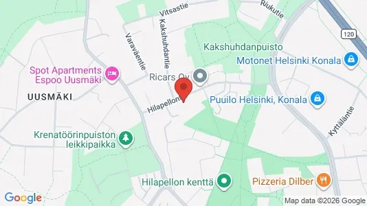 Apartments for rent i Helsinki Läntinen - kort over placeringen