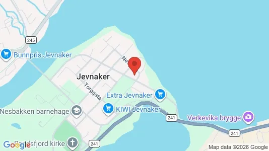 Rooms for rent i Jevnaker - kort over placeringen