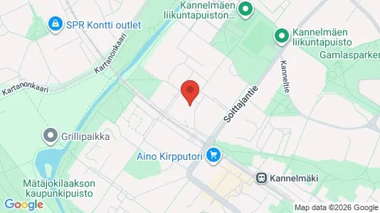 Apartments for rent i Helsinki Läntinen - kort over placeringen