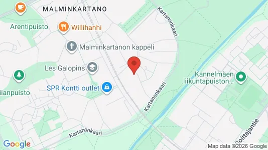Apartments for rent i Helsinki Läntinen - kort over placeringen