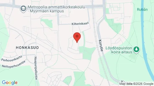 Apartments for rent i Vantaa - kort over placeringen