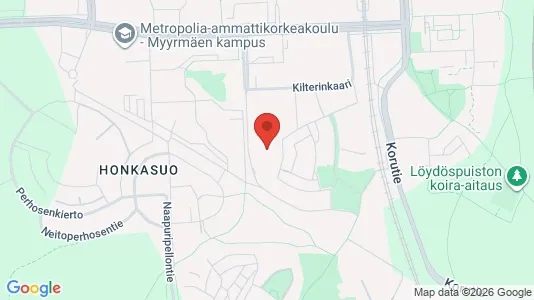 Apartments for rent i Vantaa - kort over placeringen