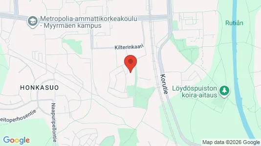 Apartments for rent i Vantaa - kort over placeringen