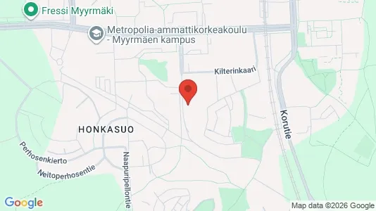 Apartments for rent i Vantaa - kort over placeringen