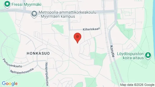 Apartments for rent i Vantaa - kort over placeringen