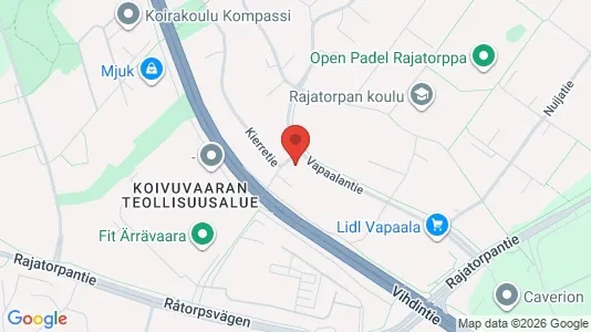 Apartments for rent i Vantaa - kort over placeringen