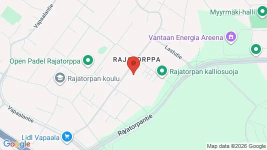 Apartments for rent i Vantaa - kort over placeringen