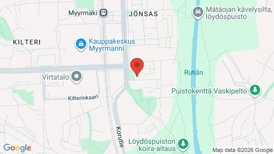 Apartments for rent i Vantaa - kort over placeringen