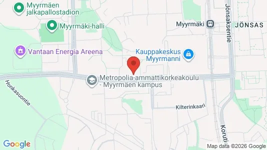 Apartments for rent i Vantaa - kort over placeringen