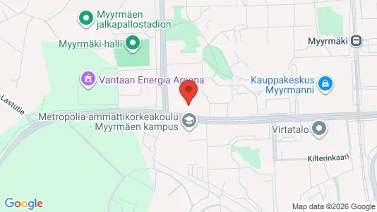 Apartments for rent i Vantaa - kort over placeringen