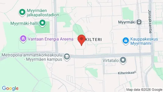 Apartments for rent i Vantaa - kort over placeringen
