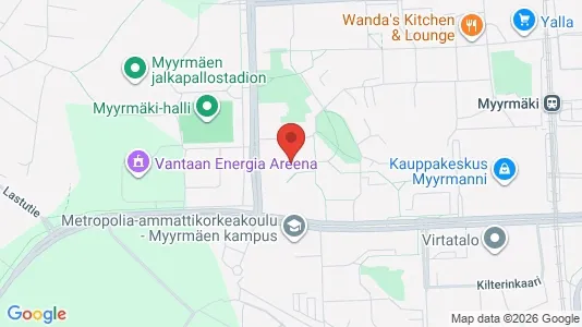 Apartments for rent i Vantaa - kort over placeringen
