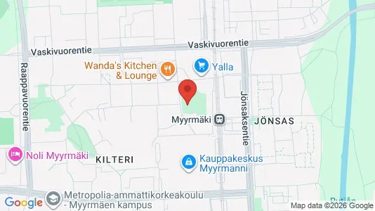 Apartments for rent i Vantaa - kort over placeringen