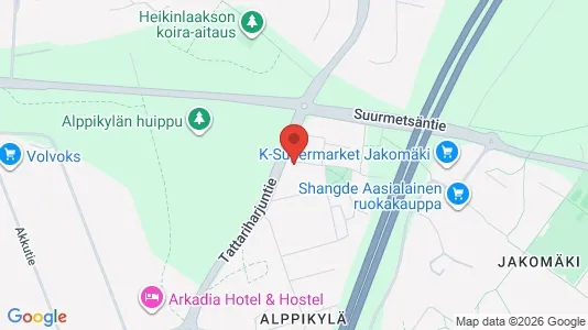 Apartments for rent i Helsinki Koillinen - kort over placeringen