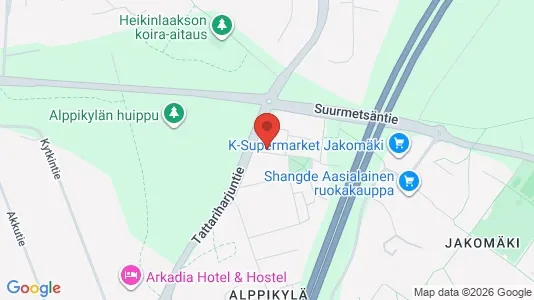 Apartments for rent i Helsinki Koillinen - kort over placeringen