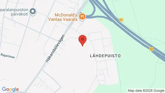 Apartments for rent i Vantaa - kort over placeringen