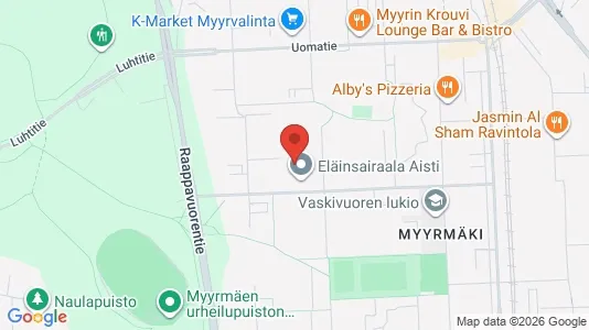 Apartments for rent i Vantaa - kort over placeringen