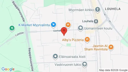 Apartments for rent i Vantaa - kort over placeringen