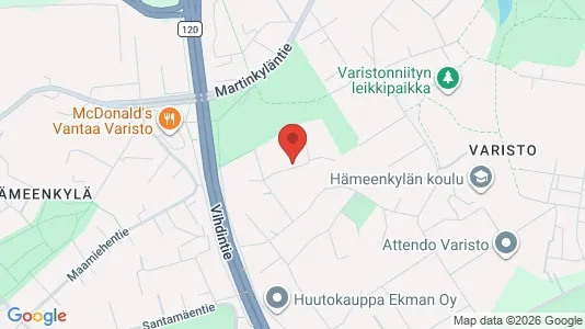 Apartments for rent i Vantaa - kort over placeringen