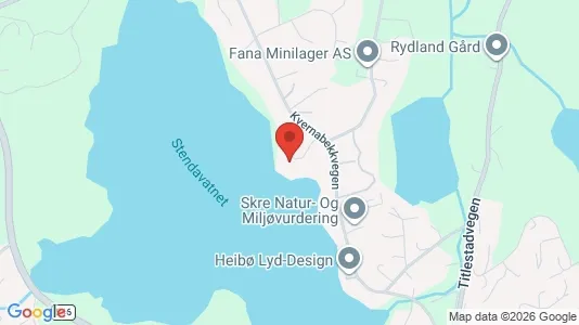 Apartments for rent i Bergen Fana - kort over placeringen
