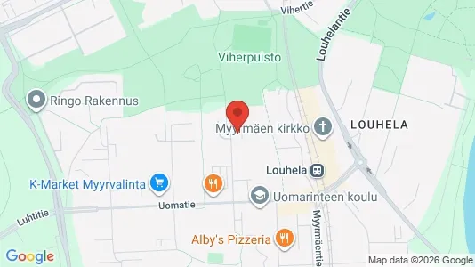 Apartments for rent i Vantaa - kort over placeringen