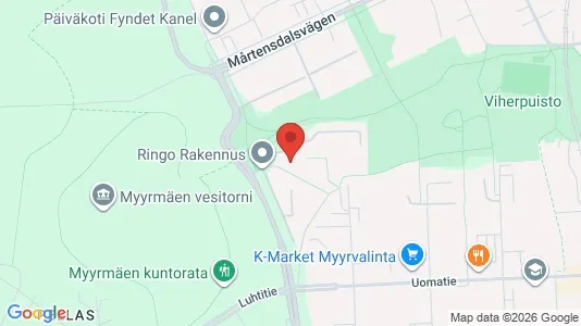 Apartments for rent i Vantaa - kort over placeringen