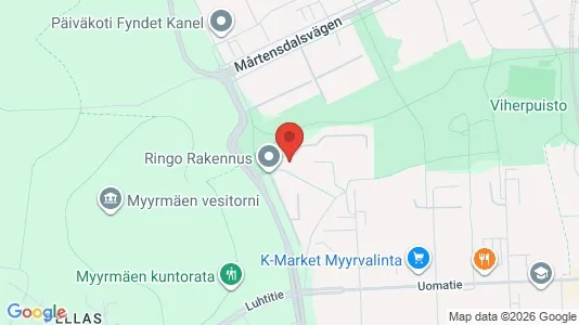 Apartments for rent i Vantaa - kort over placeringen