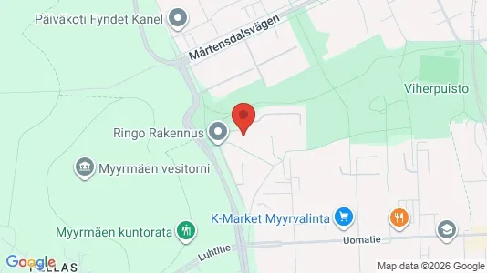 Apartments for rent i Vantaa - kort over placeringen