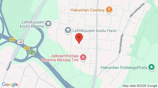 Apartments for rent i Vantaa - kort over placeringen