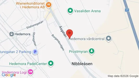 Apartments for rent i Hedemora - kort over placeringen