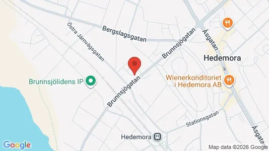 Apartments for rent i Hedemora - kort over placeringen
