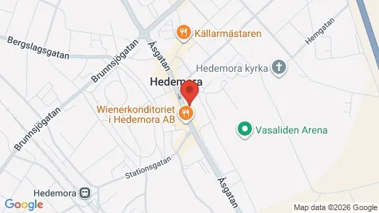 Apartments for rent i Hedemora - kort over placeringen