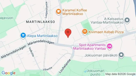 Apartments for rent i Vantaa - kort over placeringen