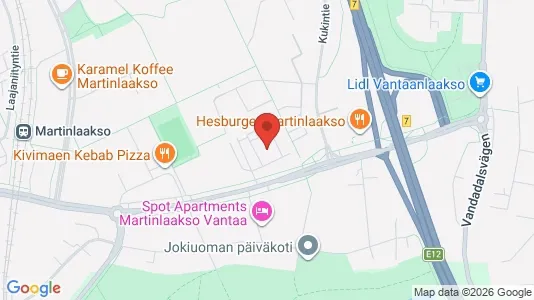 Apartments for rent i Vantaa - kort over placeringen