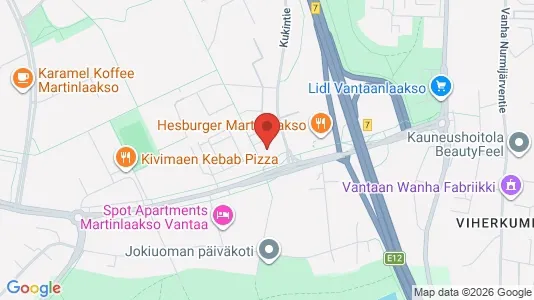 Apartments for rent i Vantaa - kort over placeringen