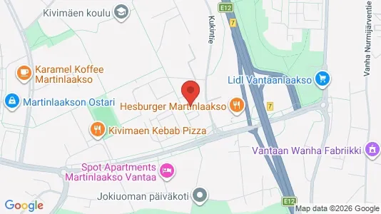 Apartments for rent i Vantaa - kort over placeringen