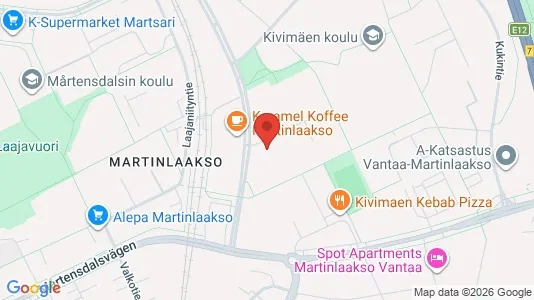Apartments for rent i Vantaa - kort over placeringen