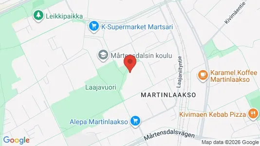 Apartments for rent i Vantaa - kort over placeringen