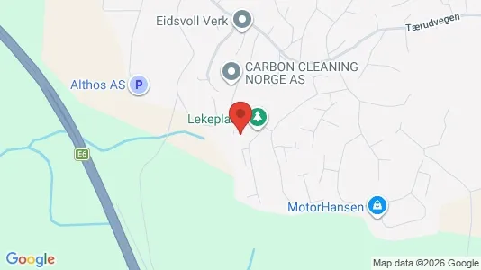 Apartments for rent i Eidsvoll - kort over placeringen