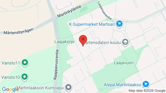 Apartments for rent i Vantaa - kort over placeringen