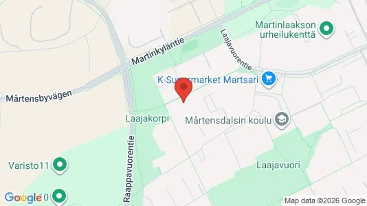 Apartments for rent i Vantaa - kort over placeringen