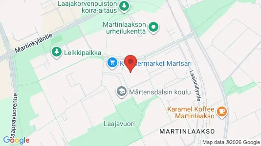 Apartments for rent i Vantaa - kort over placeringen