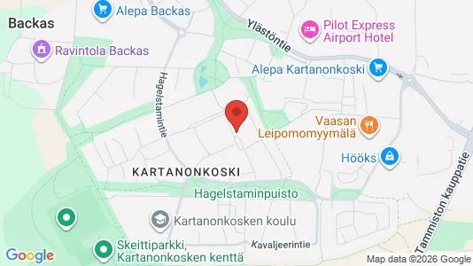 Apartments for rent i Vantaa - kort over placeringen