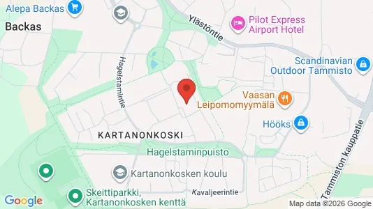 Apartments for rent i Vantaa - kort over placeringen
