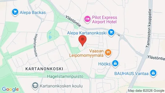 Apartments for rent i Vantaa - kort over placeringen