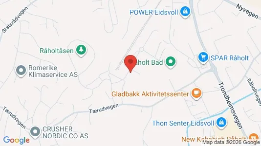 Apartments for rent i Eidsvoll - kort over placeringen