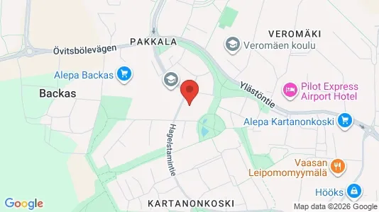 Apartments for rent i Vantaa - kort over placeringen