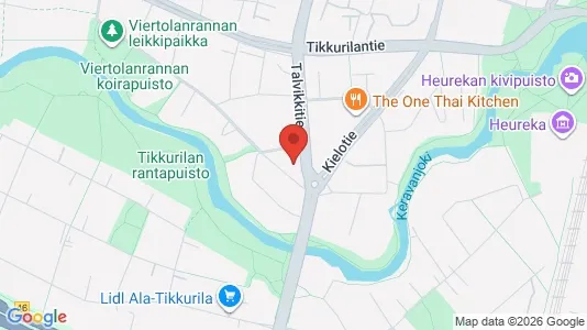 Apartments for rent i Vantaa - kort over placeringen