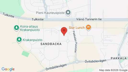 Apartments for rent i Vantaa - kort over placeringen